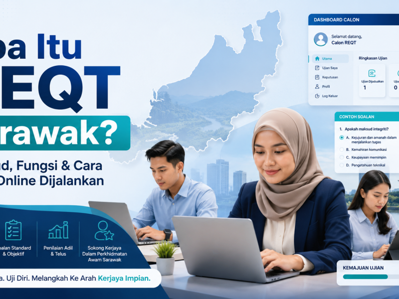Apa Itu REQT Sarawak? Maksud, Fungsi & Cara Ujian Online Dijalankan