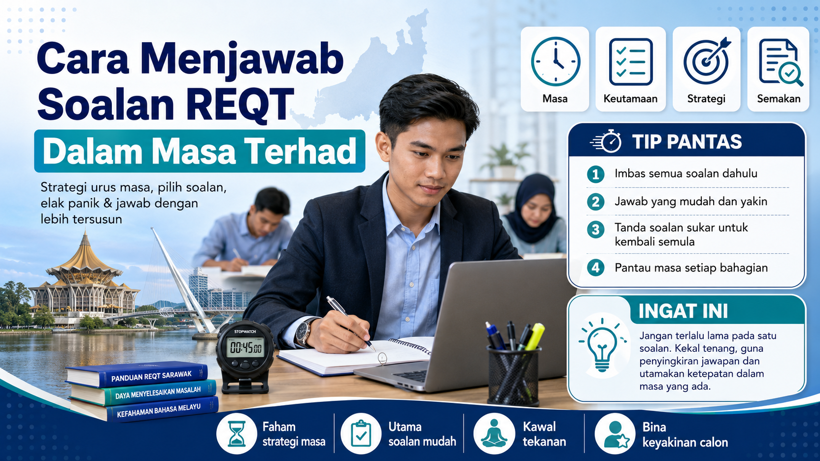 Cara Menjawab Soalan REQT Dalam Masa Terhad