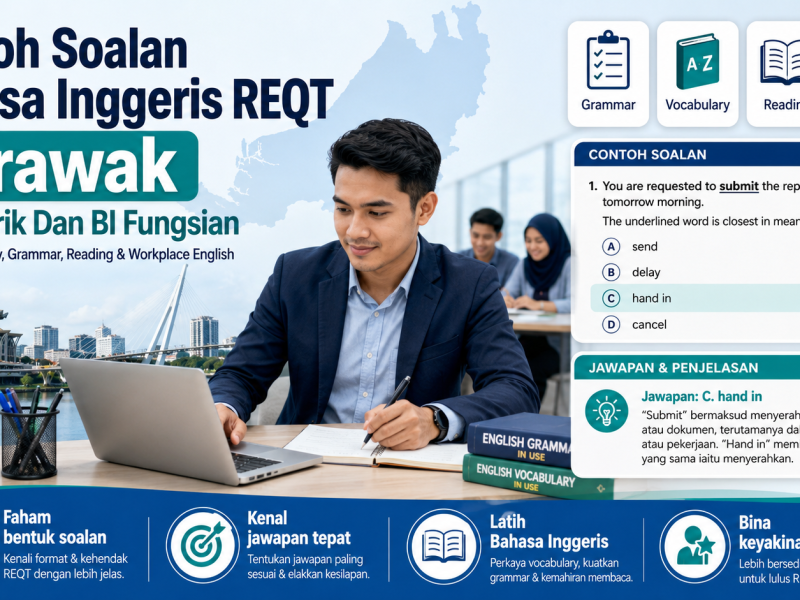 Contoh Soalan Bahasa Inggeris REQT Sarawak: BI Generik Dan BI Fungsian