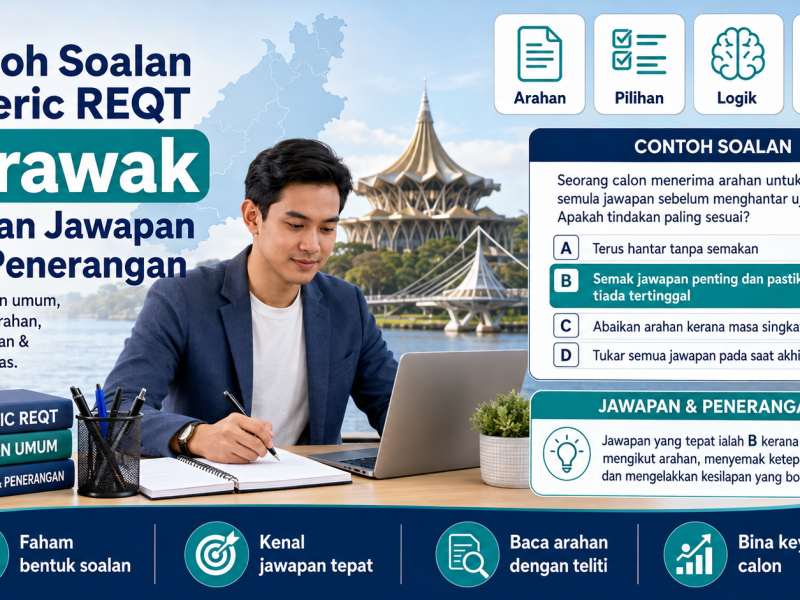 Contoh Soalan Generik REQT Sarawak Dengan Jawapan Dan Penerangan
