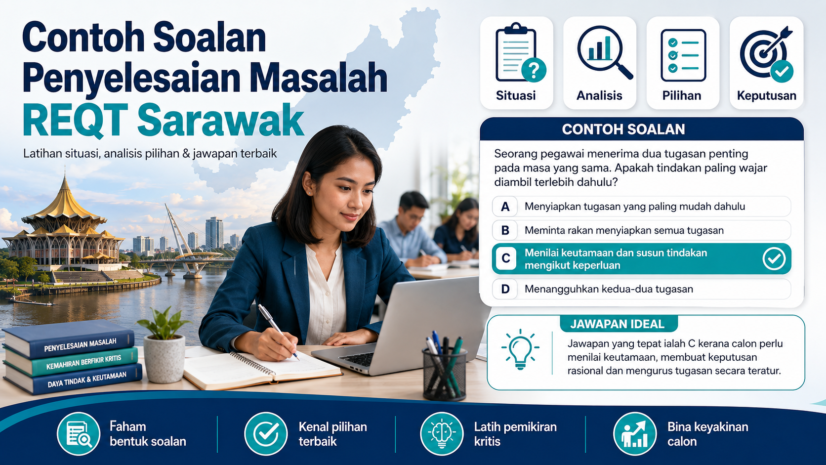 Contoh Soalan Penyelesaian Masalah REQT Sarawak