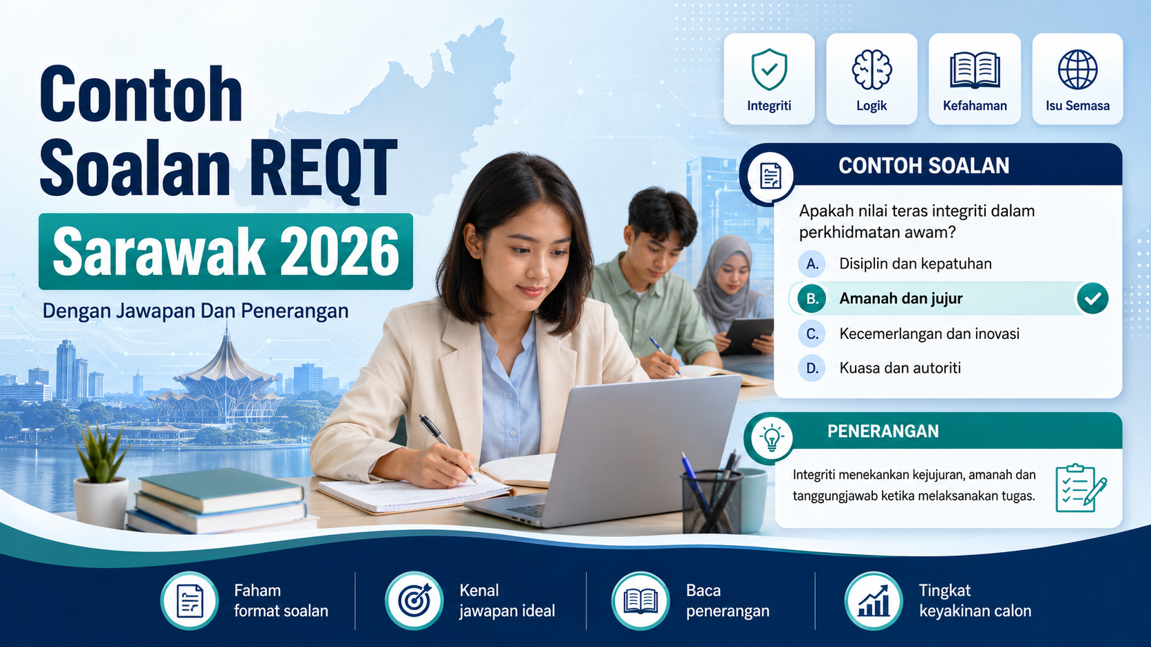 Contoh Soalan REQT Sarawak 2026 Dengan Jawapan Dan Penerangan