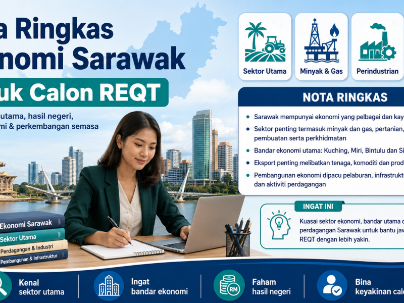 Nota Ringkas Ekonomi Sarawak Untuk Calon REQT