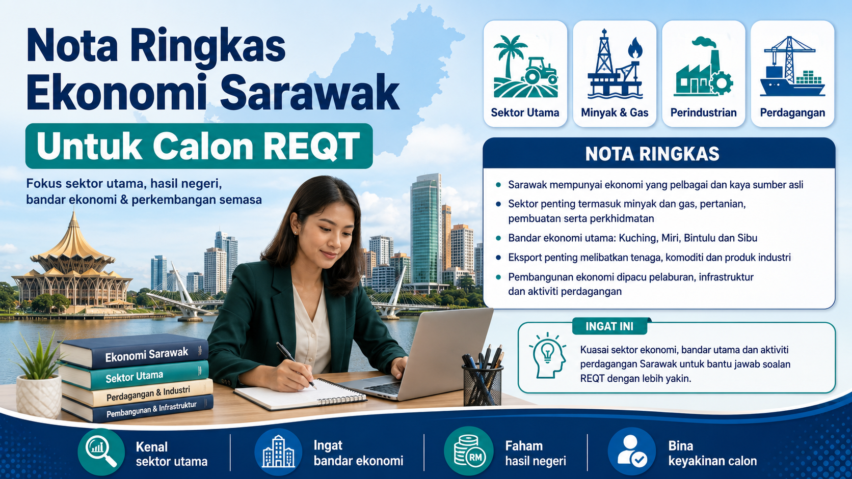 Nota Ringkas Ekonomi Sarawak Untuk Calon REQT