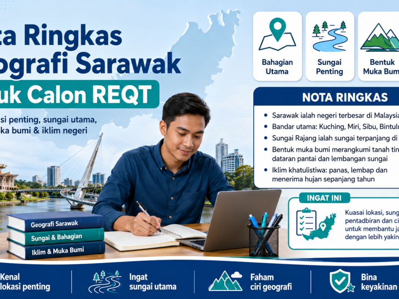 Nota Ringkas Geografi Sarawak Untuk Calon REQT