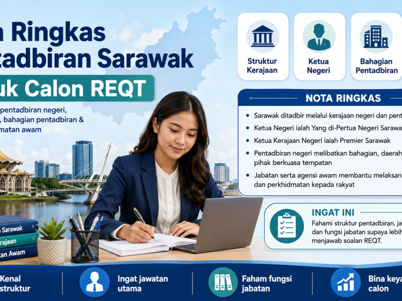 Nota Ringkas Pentadbiran Sarawak Untuk Calon REQT