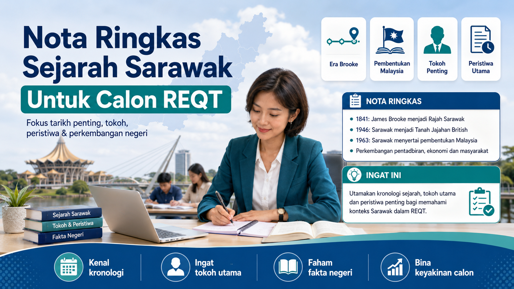 Nota Ringkas Sejarah Sarawak Untuk Calon REQT